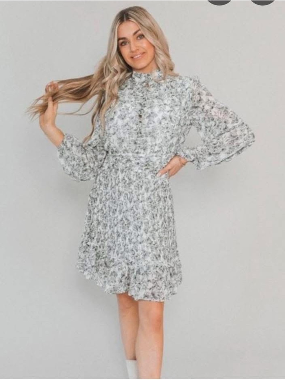 Ivy City Co Brynley Floral Mini Dress.
